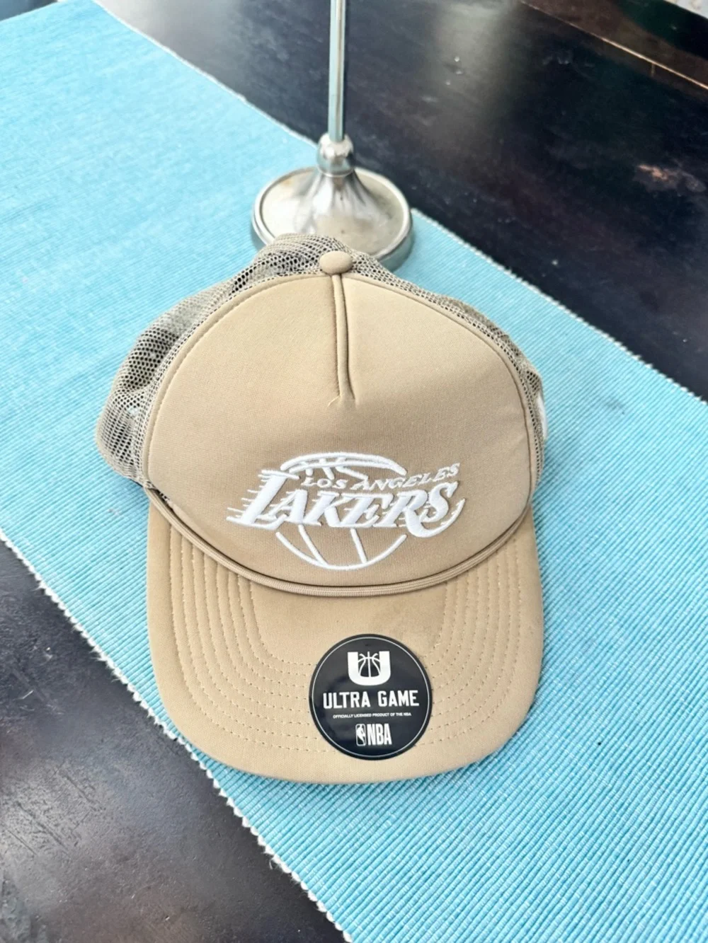 Los Angeles Lakers NBA khaki Cap